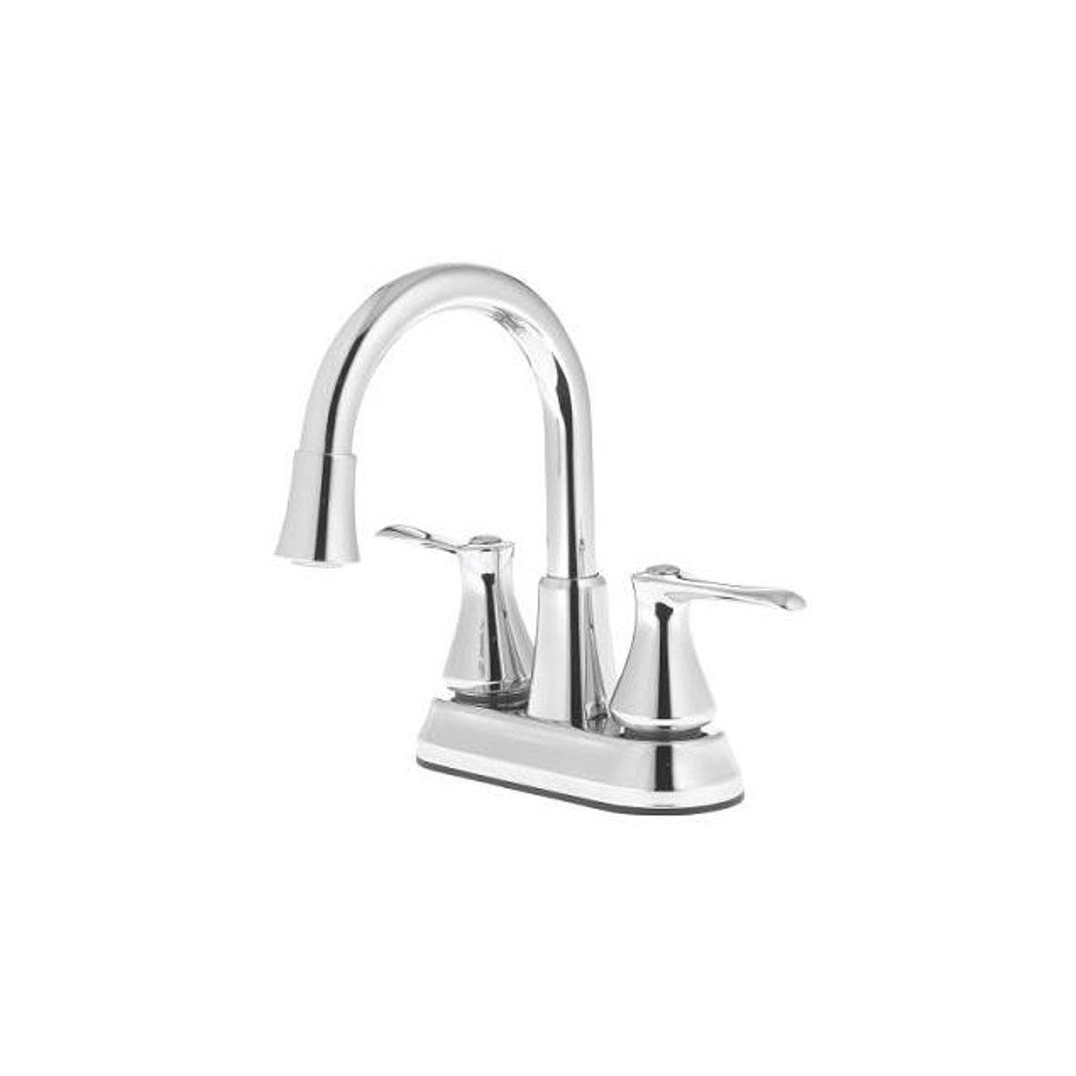 Homewerks Worldwide Chrome 2-Handle 4 In. Centerset Bathroom Faucet Homewerks Worldwide Chrome 2-Handle 4 In. Centerset Bathroom Faucet