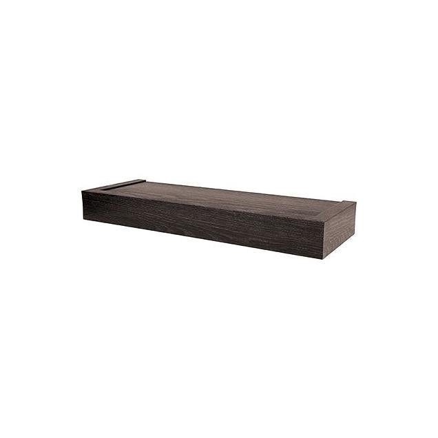 High & Mighty 18 In. Espresso Modern Design Floating Shelf