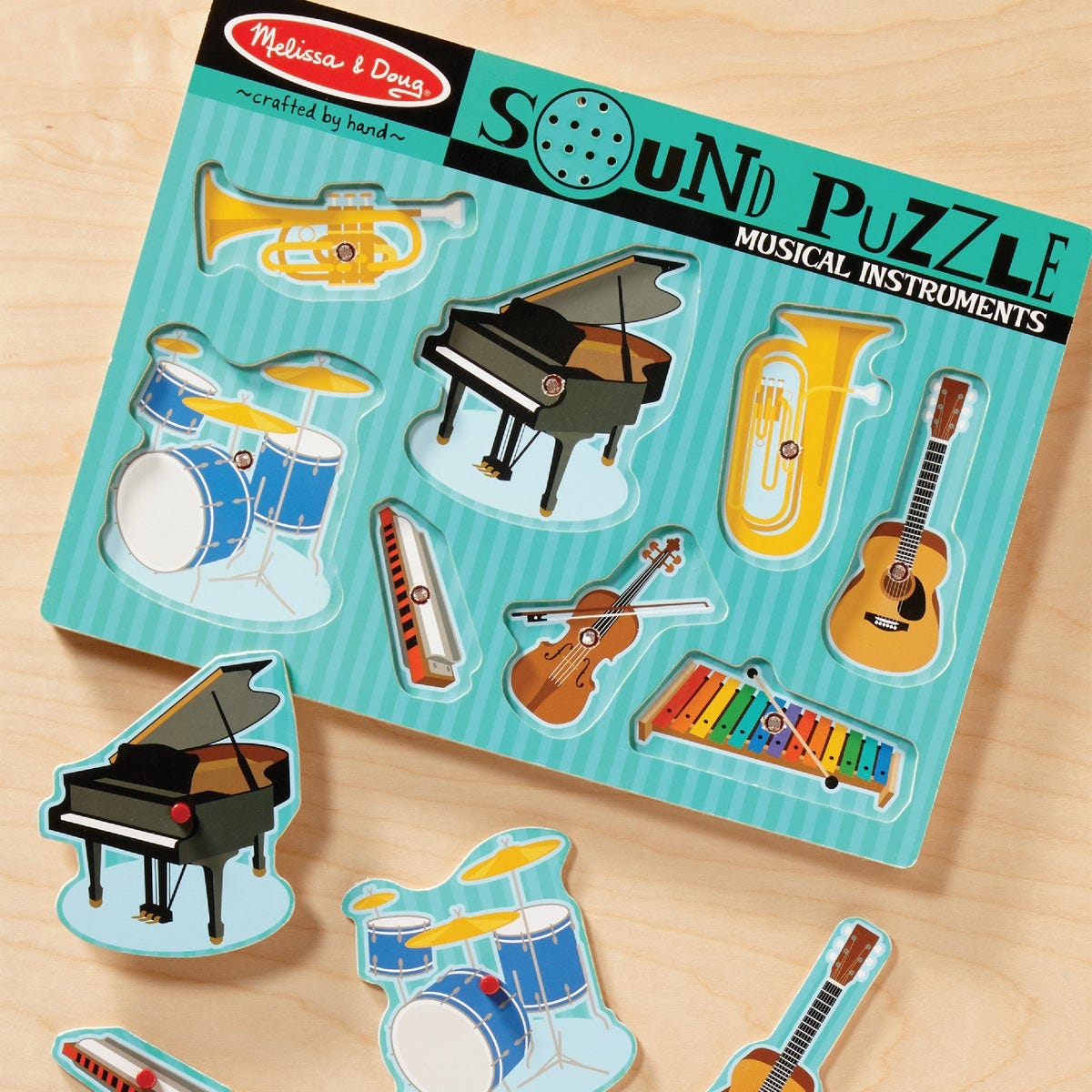 Melissa & Doug Musical Instruments Sound Puzzle, 8 Piece - photo 3 Melissa & Doug Musical Instruments Sound Puzzle, 8 Piece - photo 3