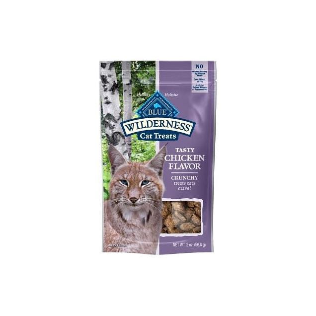 Blue Buffalo 2 Oz. Wilderness Crunchy Chicken Cat Treats