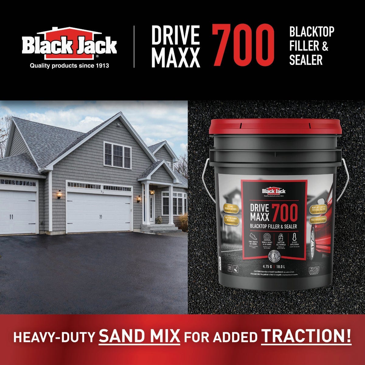 Black Jack Drive-Maxx 700 5 Gal. 7 Yr. Fast Dry Filler and Sealer - photo 4 Black Jack Drive-Maxx 700 5 Gal. 7 Yr. Fast Dry Filler and Sealer - photo 4