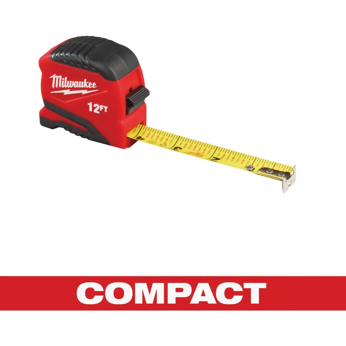 Milwaukee 12 Ft. Compact Tape Measure Milwaukee 12 Ft. Compact Tape Measure