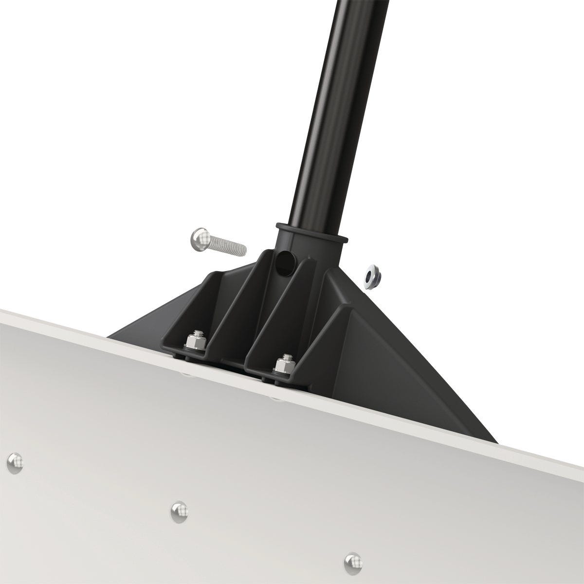 Suncast 36 In. Ultra High Molecular Weight Steel & Resin Snow Pusher - photo 4
