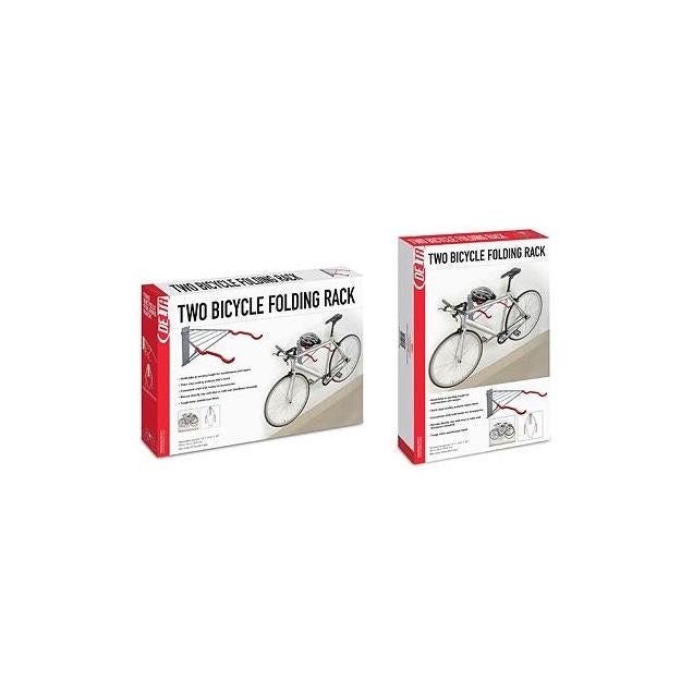 Delta 2-Bike Folding Wall Rack