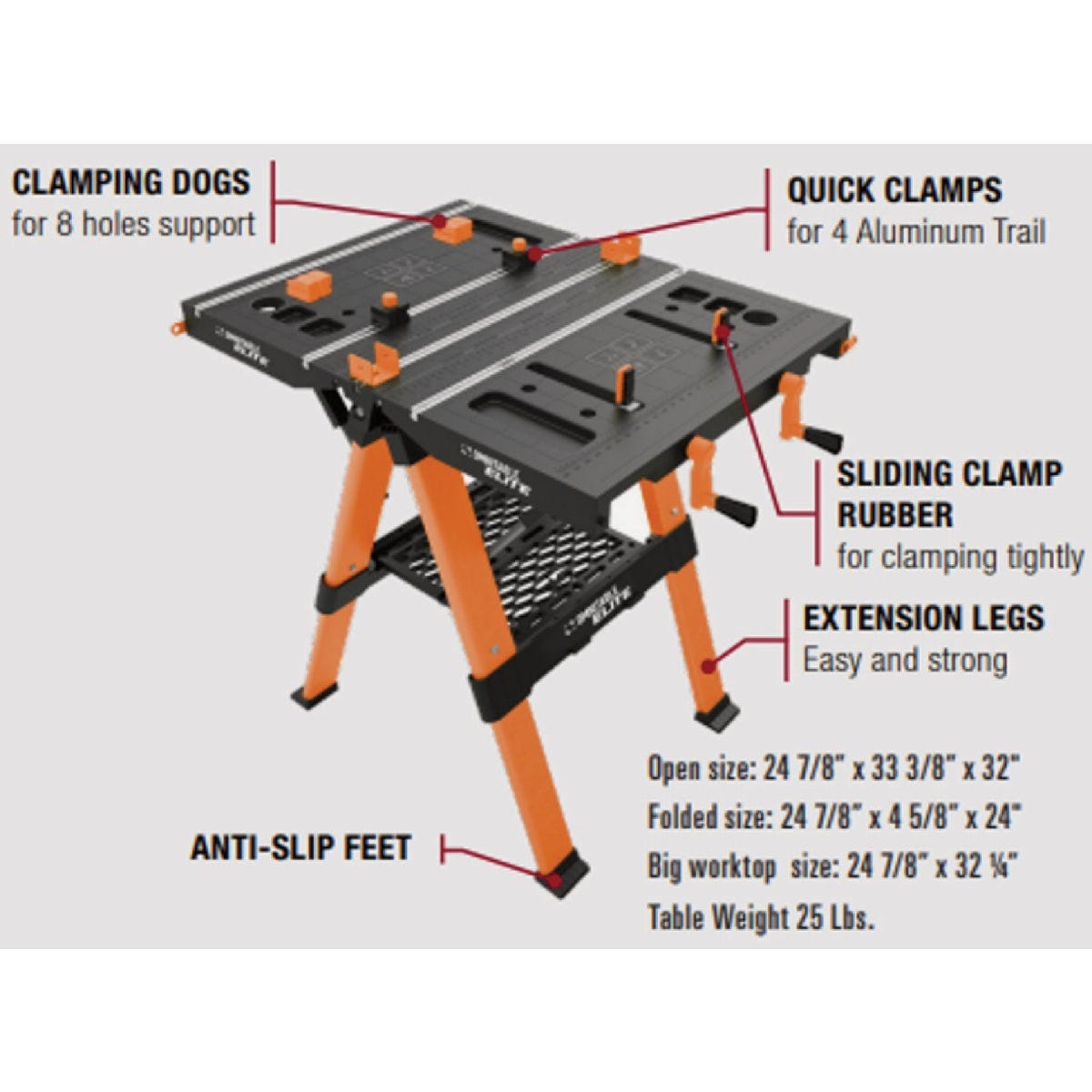 OMNITable Elite Portable Workbench - photo 4 OMNITable Elite Portable Workbench - photo 4