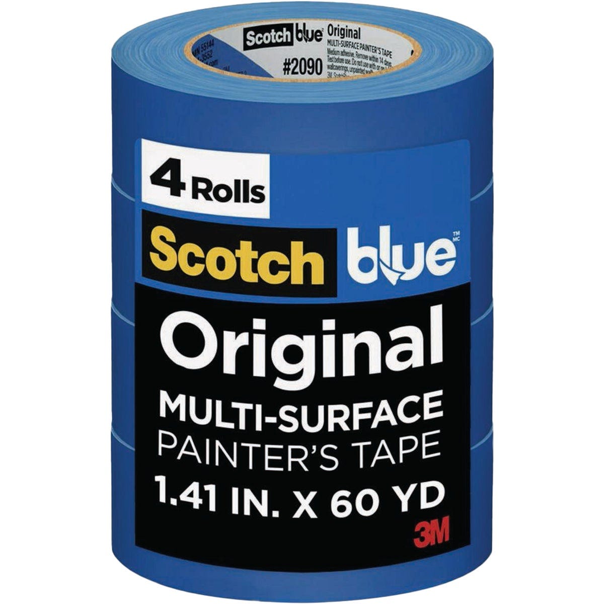 3M Scotch Blue 1.41 In. x 60 Yd. Original Painter's Tape (4-Pack) 3M Scotch Blue 1.41 In. x 60 Yd. Original Painter's Tape (4-Pack)