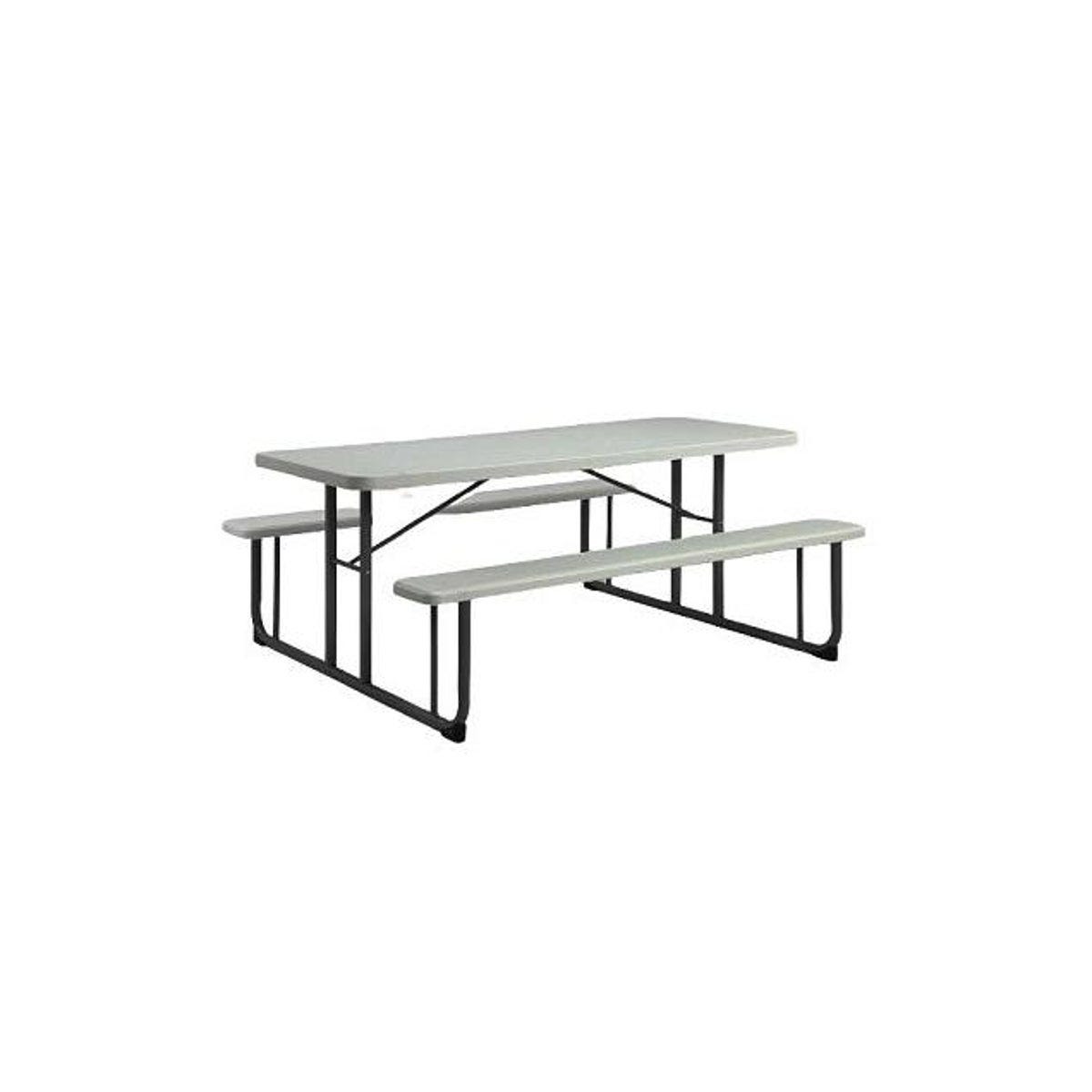 ABT Sourcing 6 Ft. Picnic Table with Benches