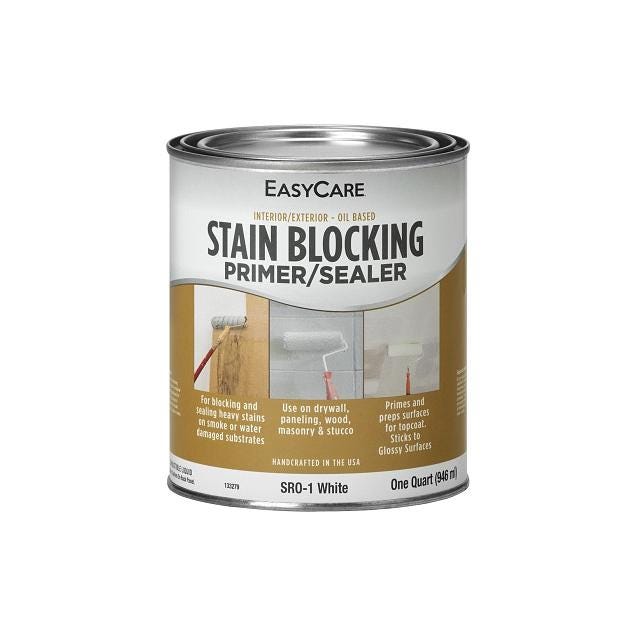 EasyCare 1 Qt. Oil-Base White Stain-Blocking Interior/Exterior Primer Sealer