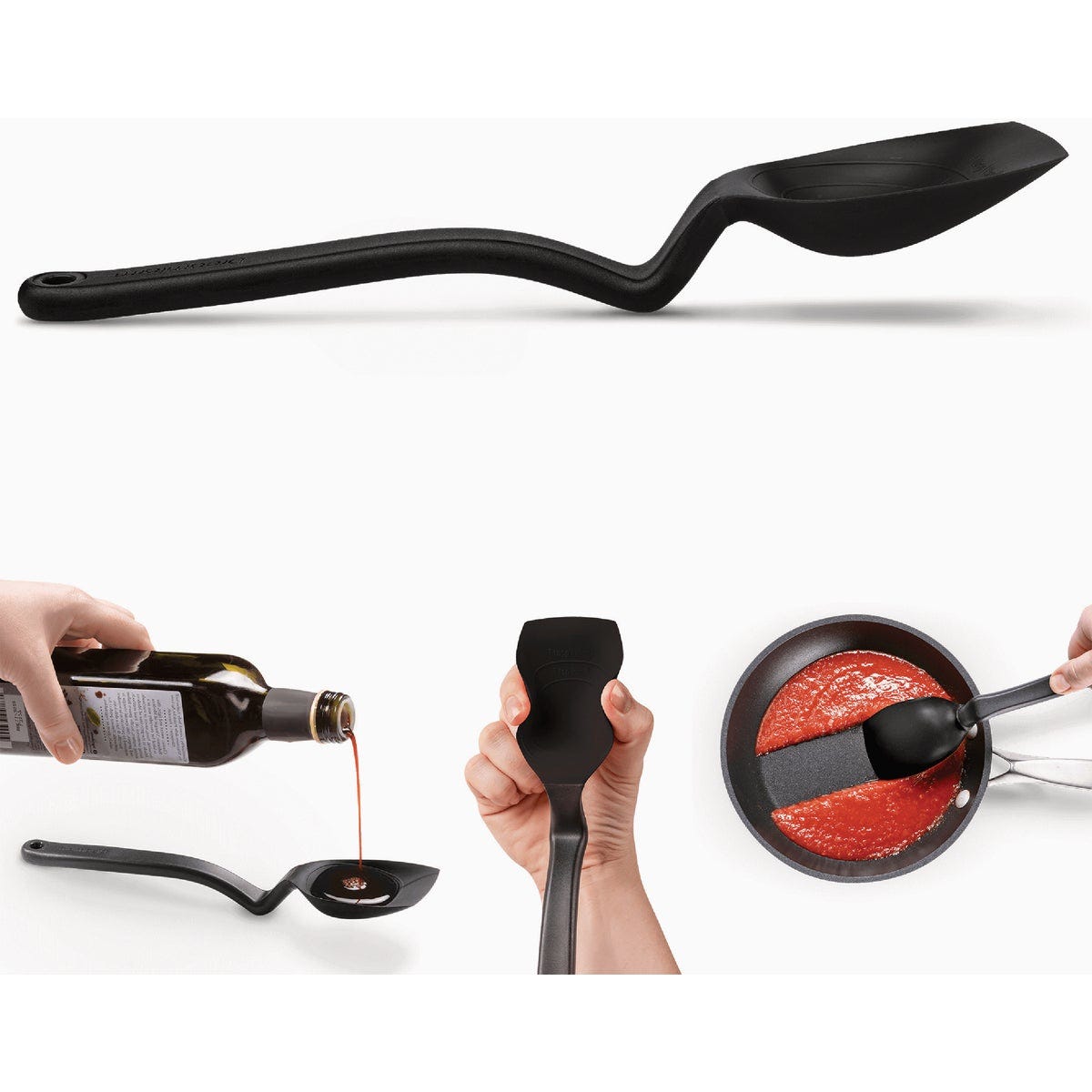 Dreamfarm Supoon, Black- Dreamfarm Supoon, Black-