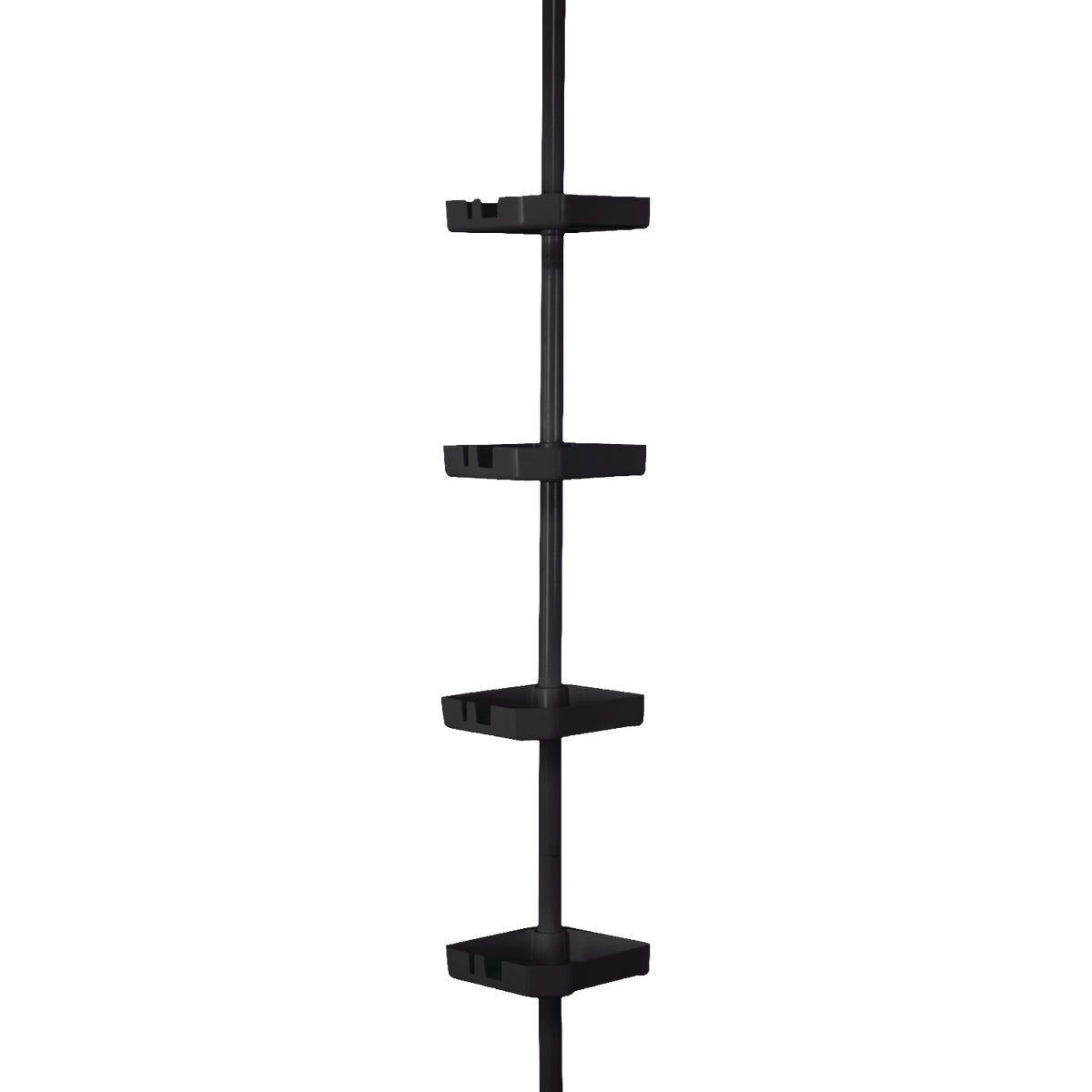 Moda At Home Black 4-Tier Corner Shower Caddy - photo 2 Moda At Home Black 4-Tier Corner Shower Caddy - photo 2
