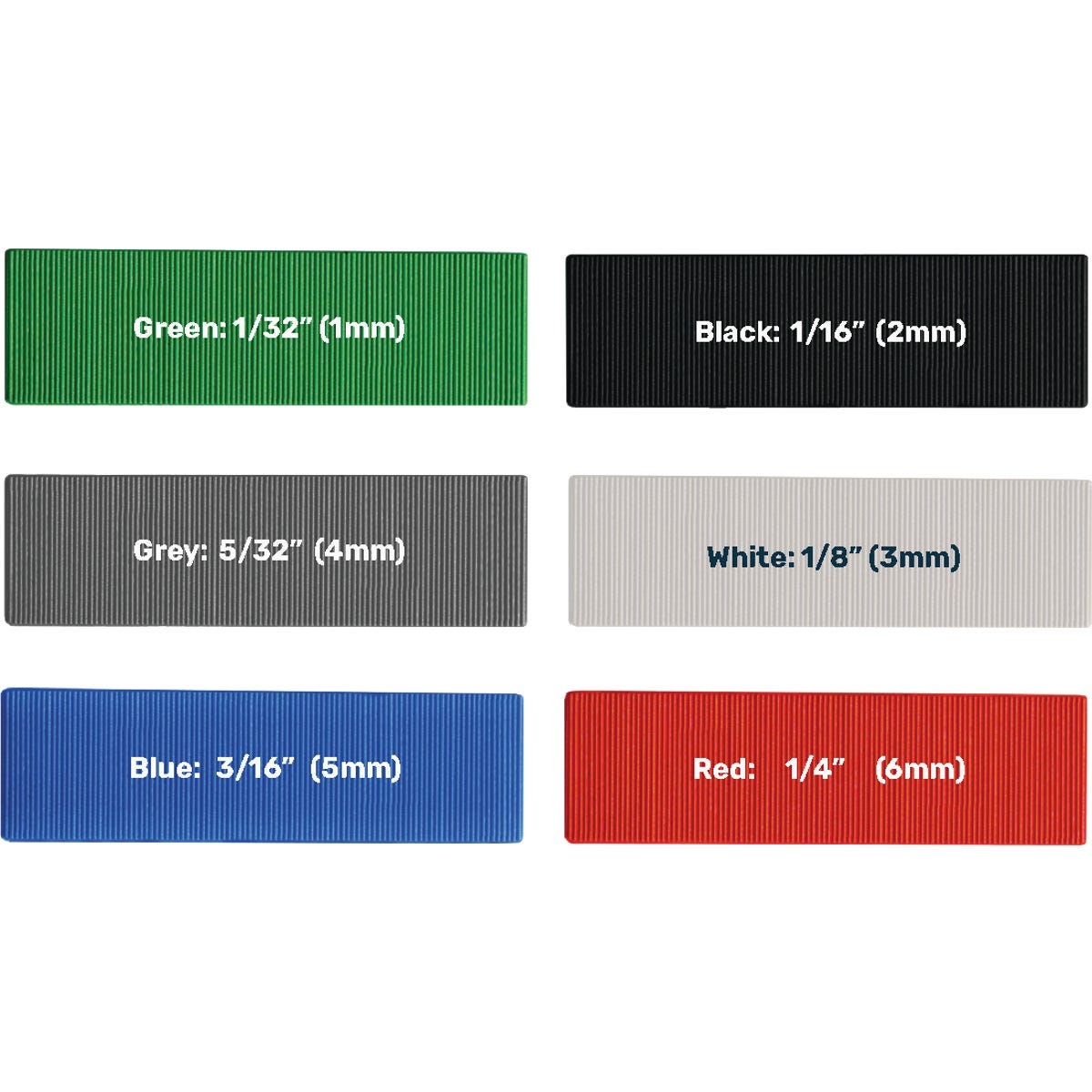 Broadfix 4 In. L Flat Polypropylene Shim, Assorted Thicknesses (60-Count) - photo 3 Broadfix 4 In. L Flat Polypropylene Shim, Assorted Thicknesses (60-Count) - photo 3