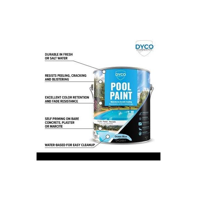 Dyco 1 Gal. Ocean Blue Acrylic Swimming Pool Paint - photo 2 Dyco 1 Gal. Ocean Blue Acrylic Swimming Pool Paint - photo 2