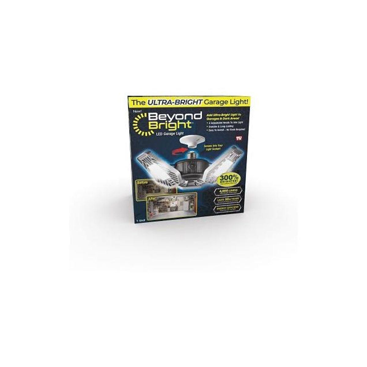 Beyond Bright 3 Ultra-Bright Adjustable Panels LED Garage Light Beyond Bright 3 Ultra-Bright Adjustable Panels LED Garage Light