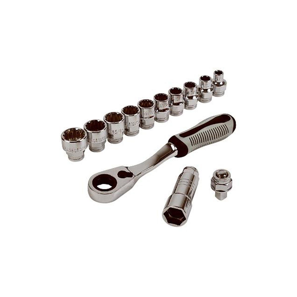 Master Mechanic Pass Thru Socket Set (13-Piece)