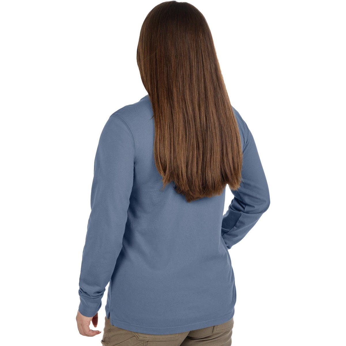 Milwaukee GRIDIRON Women's Large Blue Long Sleeve Pocket T-Shirt - photo 2 Milwaukee GRIDIRON Women's Large Blue Long Sleeve Pocket T-Shirt - photo 2