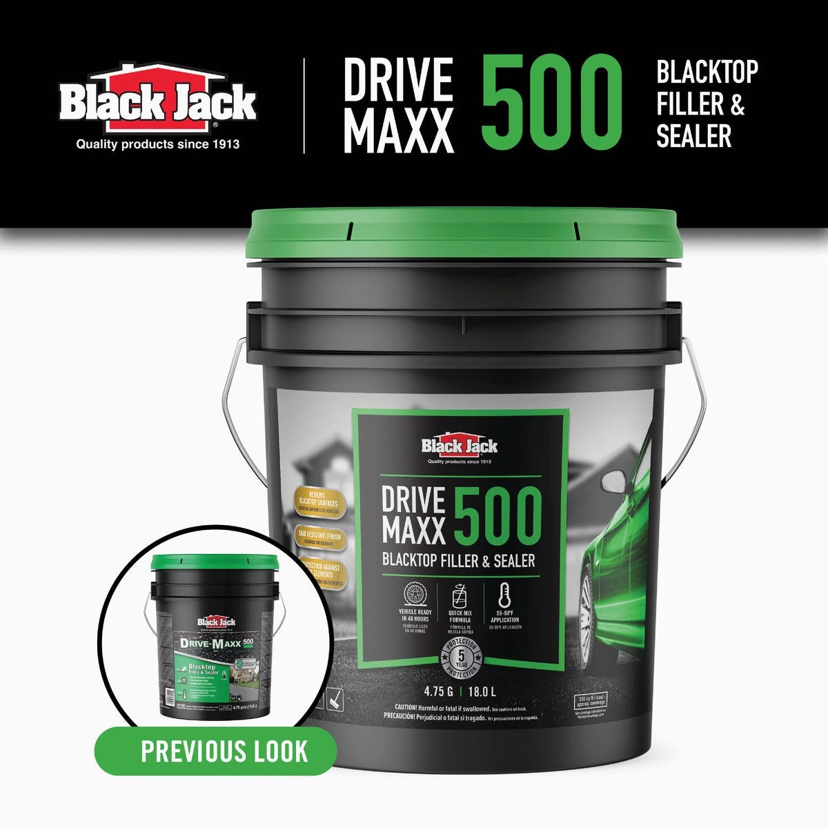 Black Jack Drive-Maxx 5 Gal. 5 Yr. 500 Fast Dry Filler and Sealer - photo 7