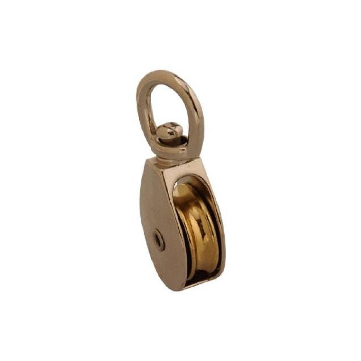 Campbell 1-1/4 In. Single Swivel Eye Rope Pulley