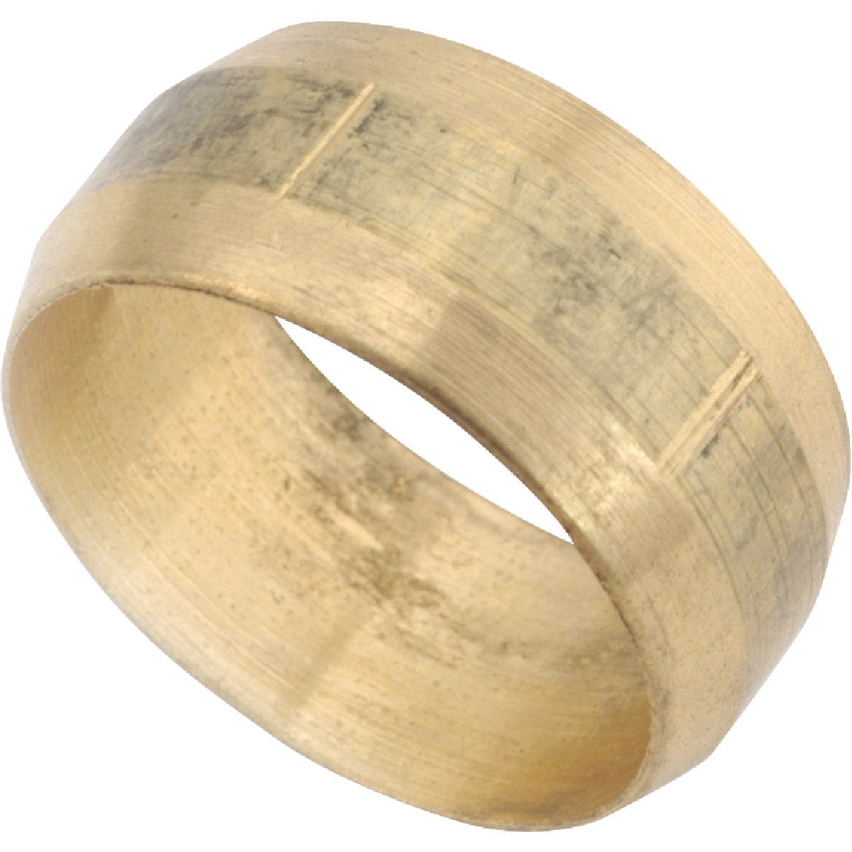 Anderson Metals 1/2 In. Low Lead Brass Compression Sleeve (3-Pack) Anderson Metals 1/2 In. Low Lead Brass Compression Sleeve (3-Pack)
