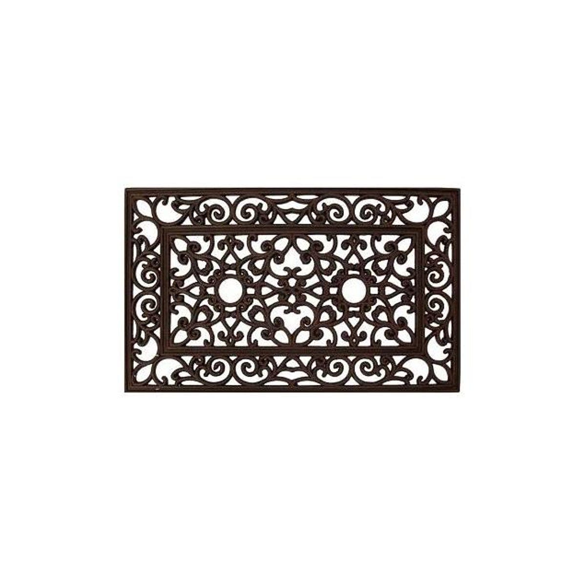 Sports Licensing Solutions 18 In. x 30 In. Black Coir & Rubber Door Mat