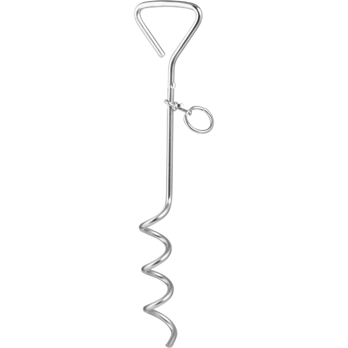 Smart Savers 15.75 In. Corkscrew Iron Dog Tie-Out Stake - photo 2