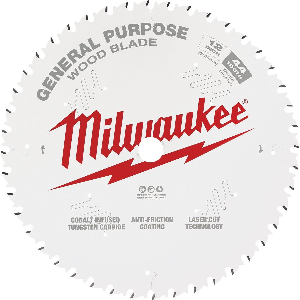 Milwaukee 12 In. 44-Tooth General Purpose Circular Saw Blade - photo 3