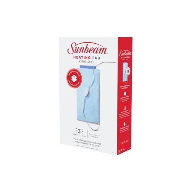 Sunbeam 12 In. x 24 In. Moist Heating Pad