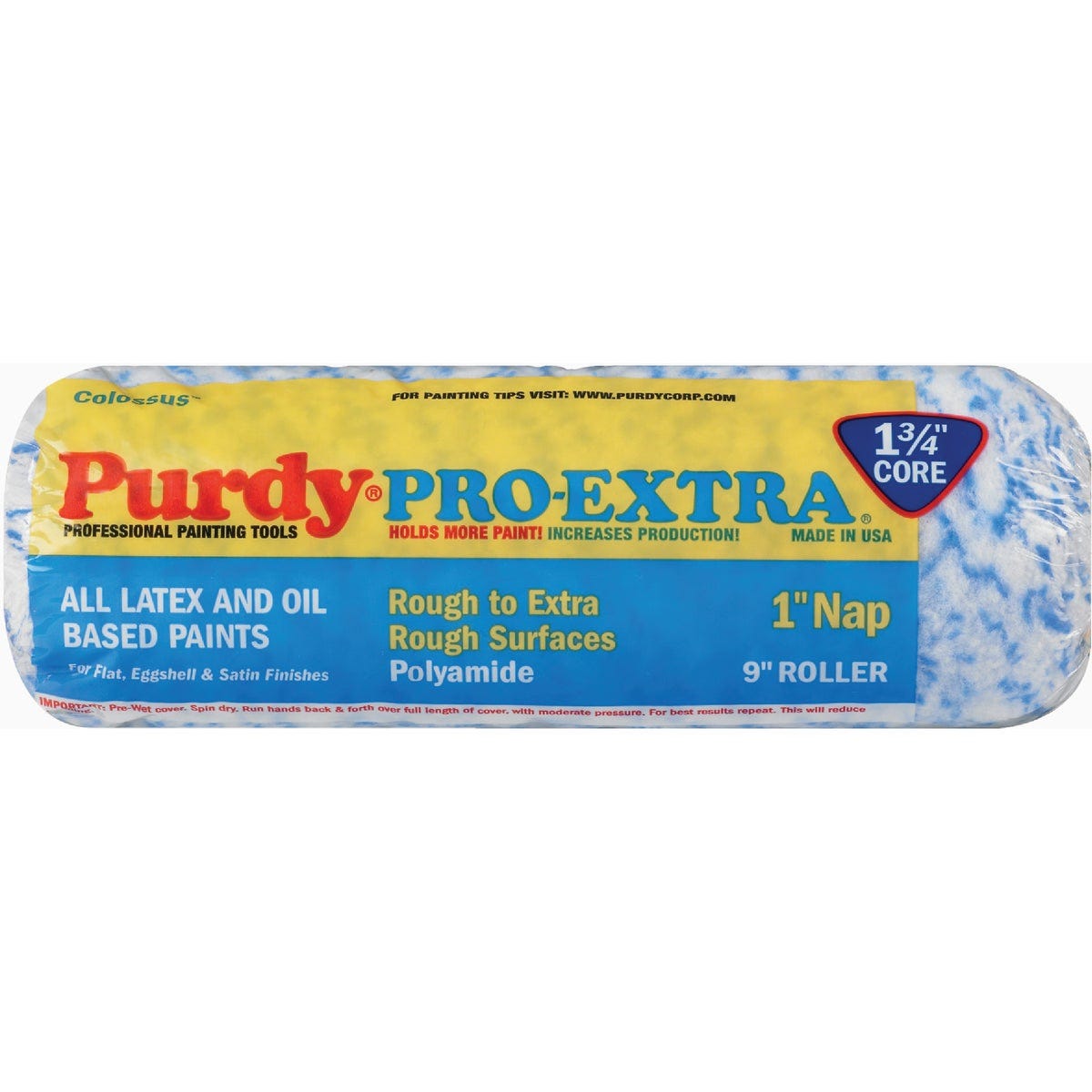 Purdy Colossus Pro-Extra Roller Cover, 9 x 1 inch Purdy Colossus Pro-Extra Roller Cover, 9 x 1 inch