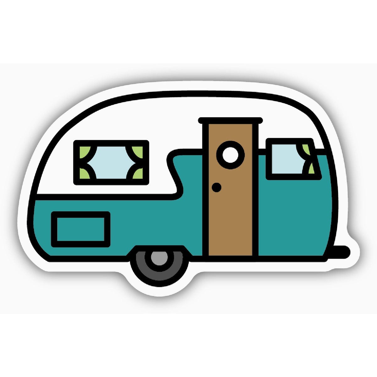 Large Pnw Rv Sticker Stickers Northwest Retro Camper Large Sticker | True Value Hardware