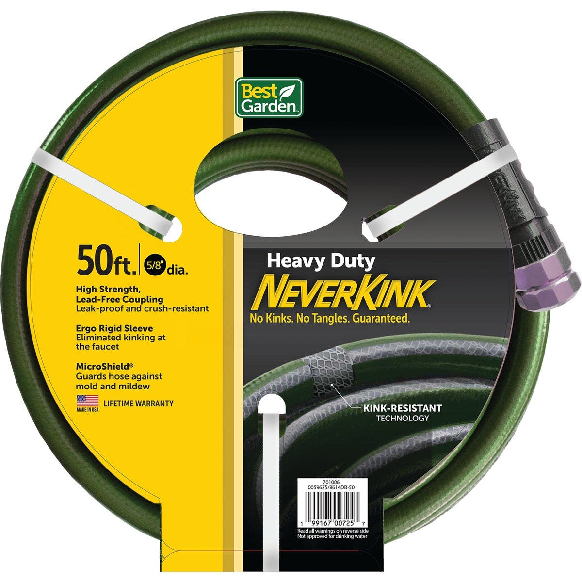 Neverkink Extra Heavy-Duty Garden Hose - Thumbnail 3