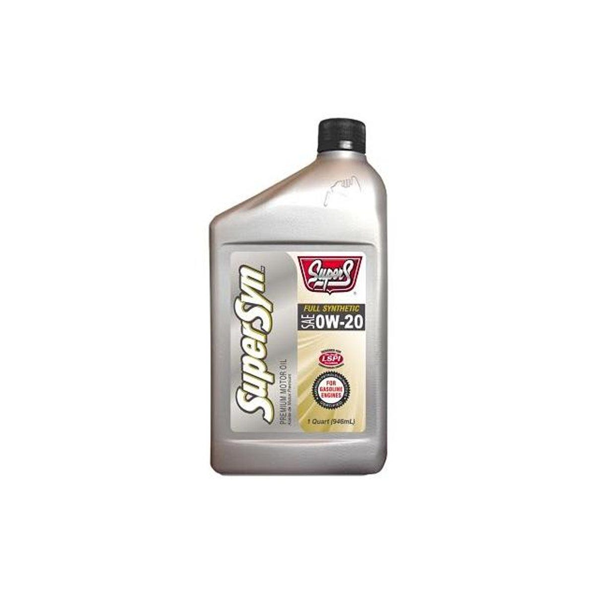 Super S SuperSyn 1-Qt. 0W-20 Full Synthetic Motor Oil
