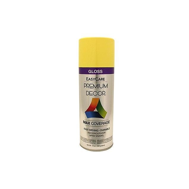 EasyCare Premium Decor 12 oz. Spray Paint, Daffodil Gloss