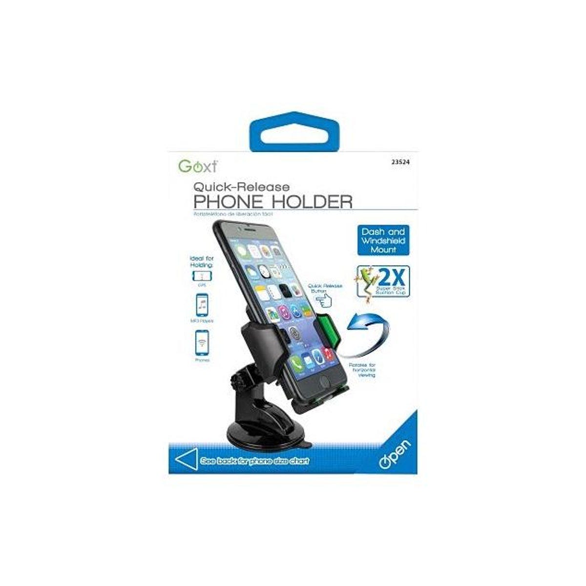 GoXT Windshield & Dash Suction-Mount Phone Holder