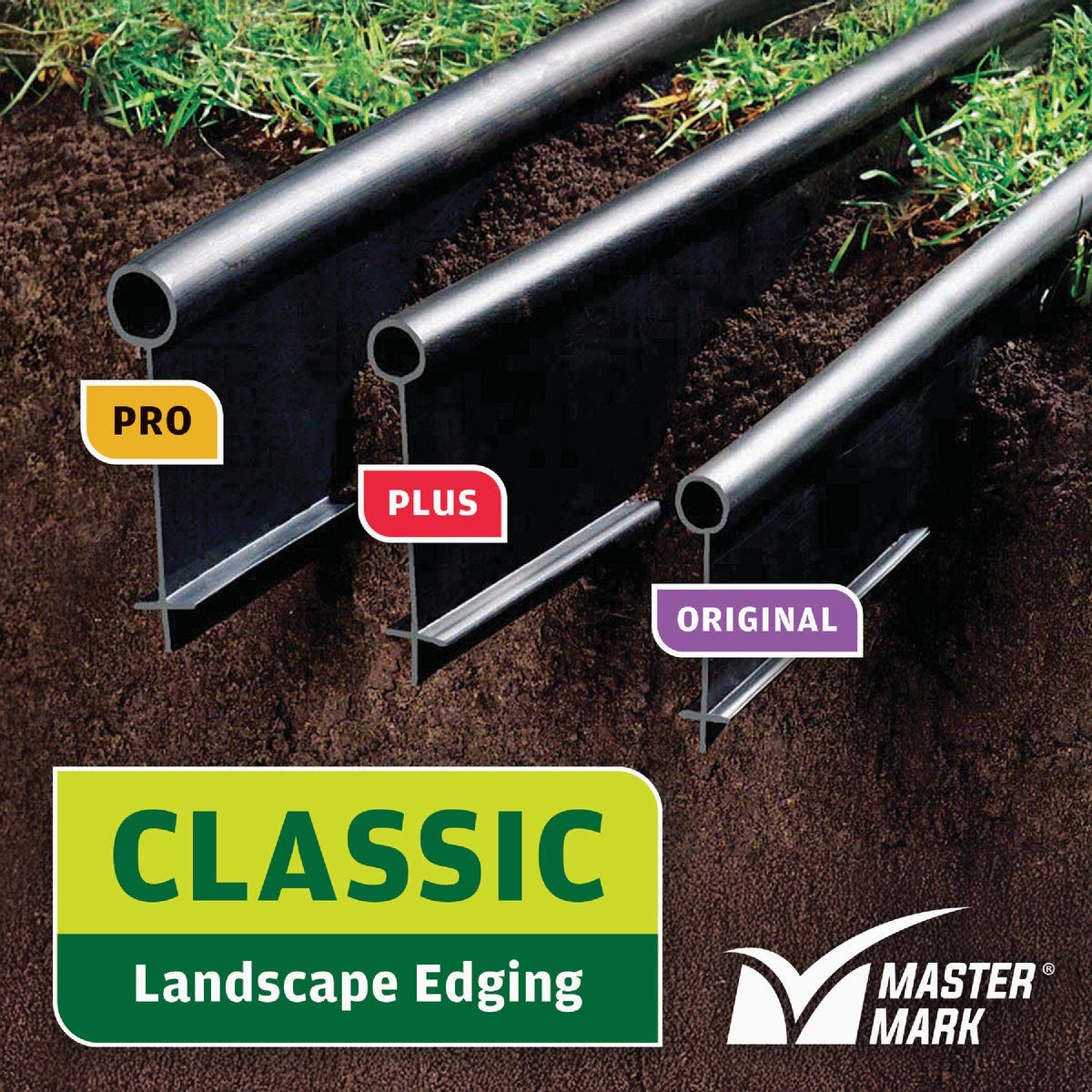 Master Mark Pro Contractor 5 In. H. x 20 Ft. L. Black Plastic Lawn Edging - photo 3