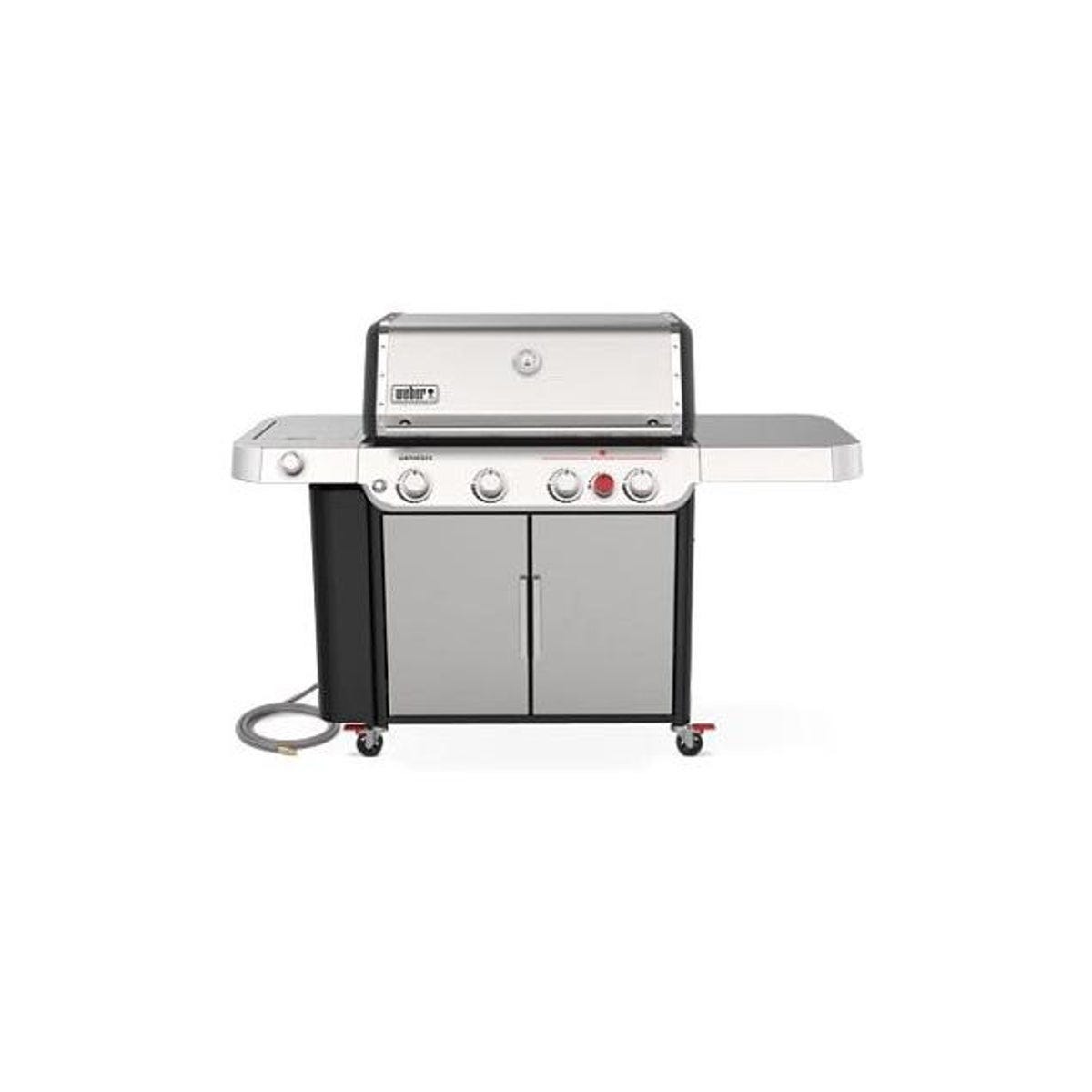 Weber Genesis S-435 4-Burner Stainless Steel 48,000 BTU Natural Gas Grill with Side & Sear Burners