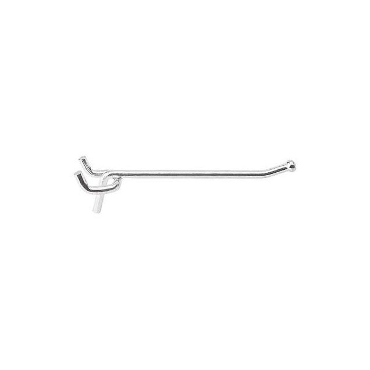 National Hardware 4 In. Zinc-Plated Single Pegboard Hook