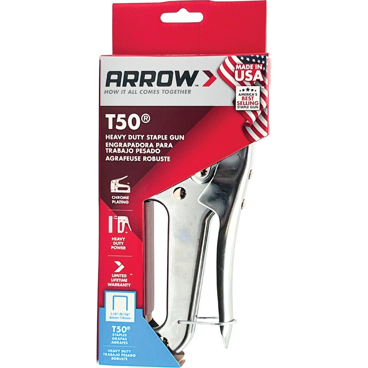 Arrow T50 Heavy-Duty Staple Gun - photo 2 Arrow T50 Heavy-Duty Staple Gun - photo 2