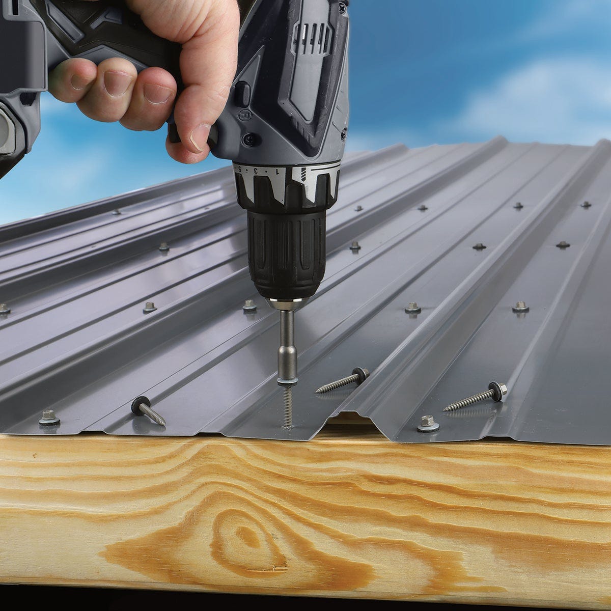 Teks #12 x 2 In. Hex Washer Head Self-Drilling Metal to Metal Roofing Screw (50-Count) - photo 3 Teks #12 x 2 In. Hex Washer Head Self-Drilling Metal to Metal Roofing Screw (50-Count) - photo 3