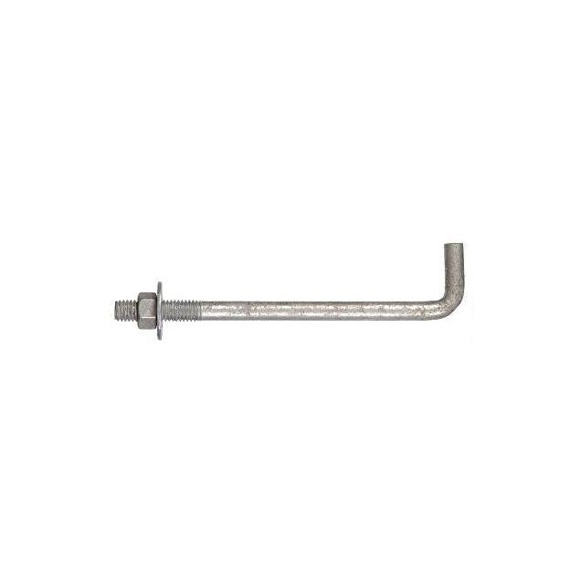 Hillman 1/2 In. x 8 In. Galvanized Anchor Bolt With Nuts/Washers (50-Pack)