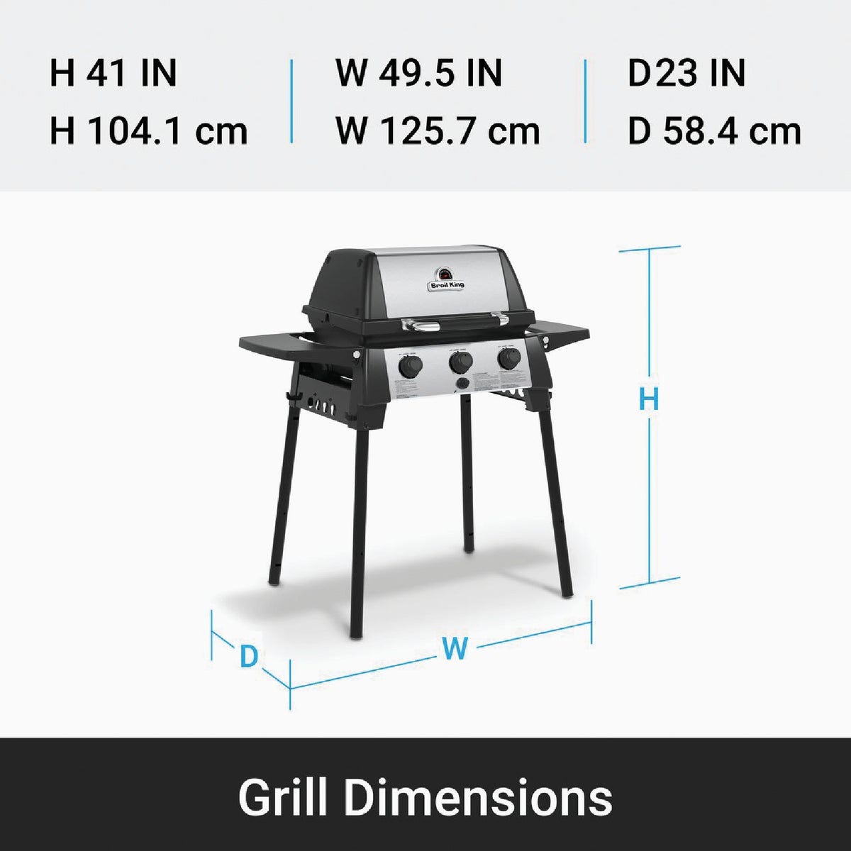 Broil King Porta-Chef 320 Black 300 Sq. In. LP Portable Gas Grill - photo 4