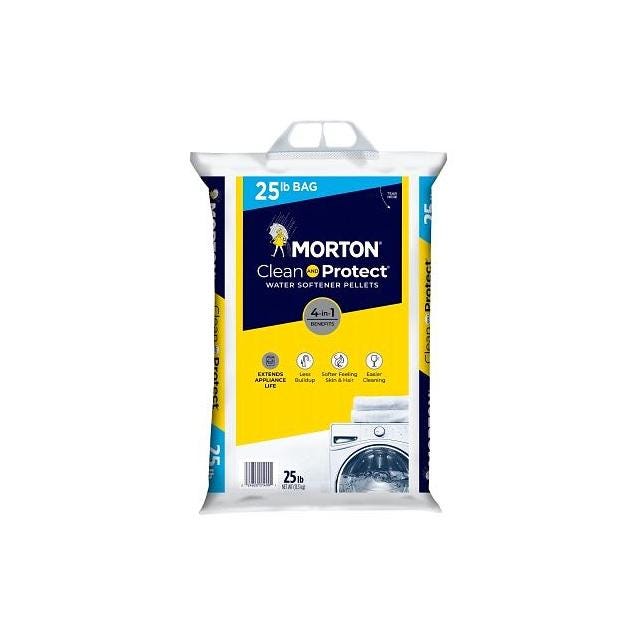 Morton 25 Lb. Clean & Protect Water Softener Pellets
