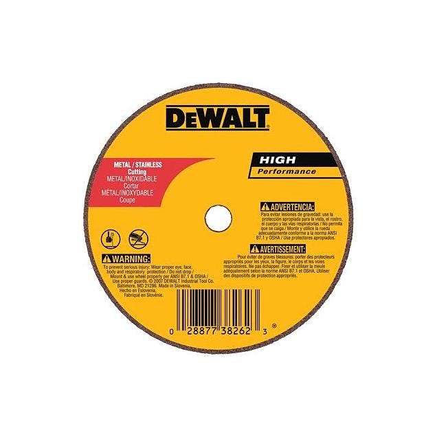 DeWalt 3/8 In. x .035 In. x 3 In. Small Diameter Cut-Off Wheel