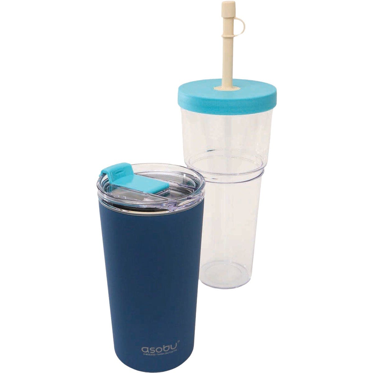 Ad-N-Art Marina 2-in-1 Insulated Tumbler and Mug, Pastel Blue - photo 3 Ad-N-Art Marina 2-in-1 Insulated Tumbler and Mug, Pastel Blue - photo 3