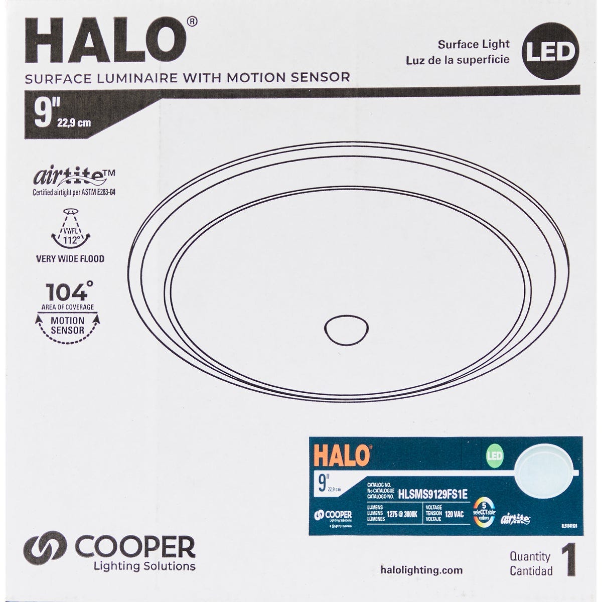 Halo 9 In. 5CCT Low Profile LED Disc Light with Motion Sensor - photo 3 Halo 9 In. 5CCT Low Profile LED Disc Light with Motion Sensor - photo 3