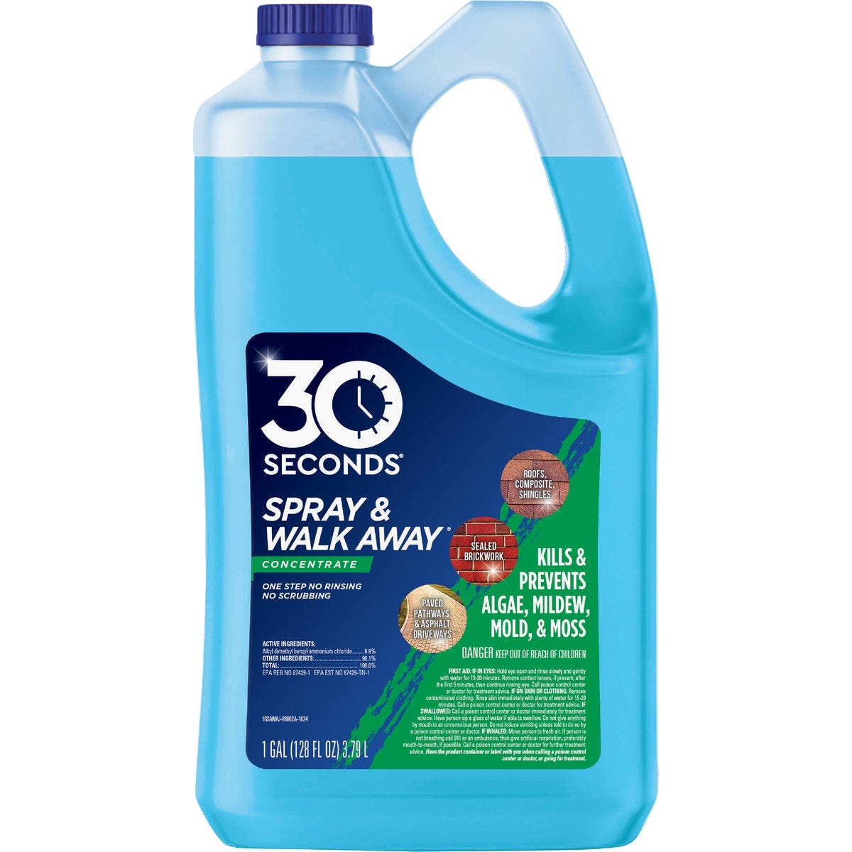 30 Seconds Spray and Walk Away Concentrate, 1 Gallon 30 Seconds Spray and Walk Away Concentrate, 1 Gallon