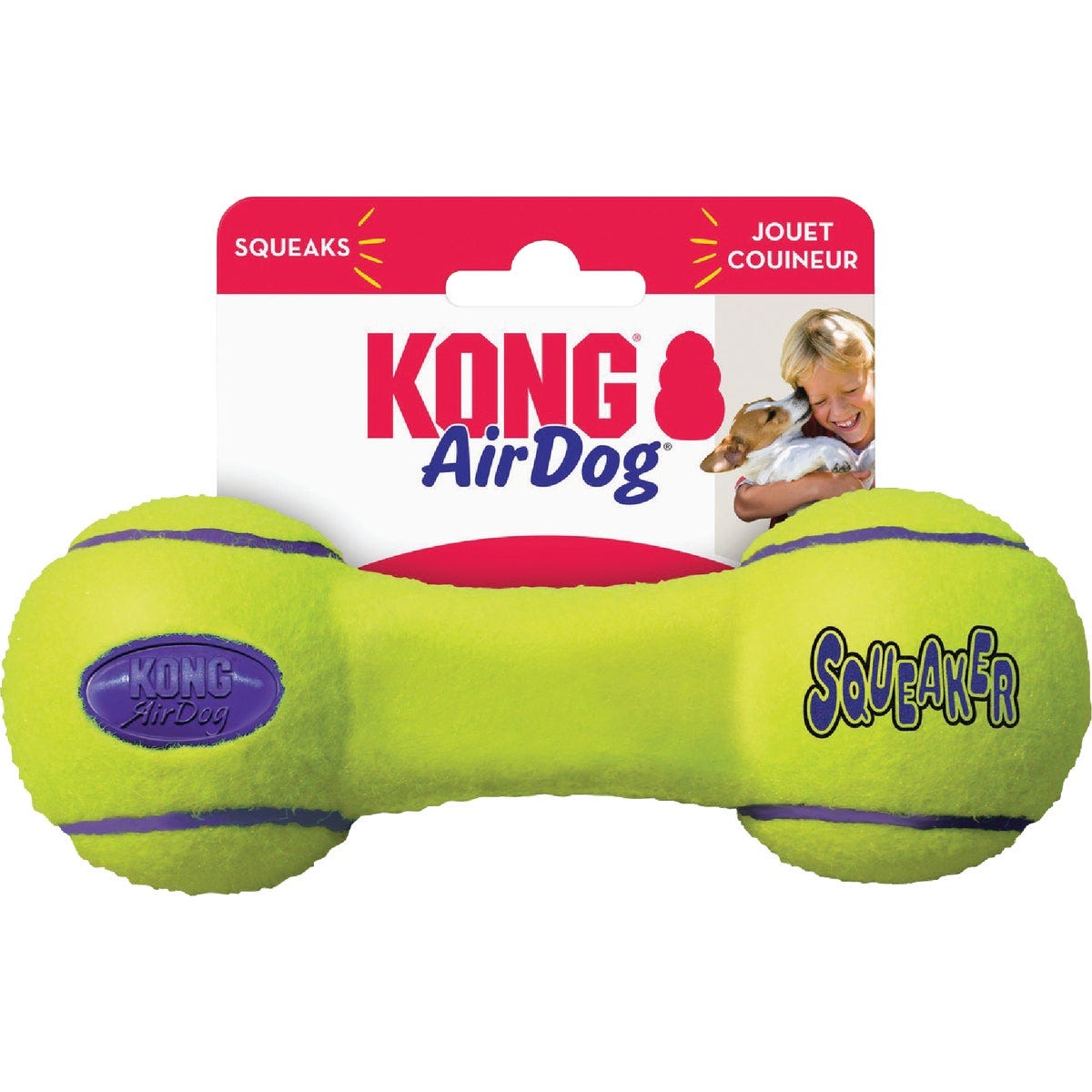 Air Kong Squeaky Medium Dumbbell Dog Toy - photo 2