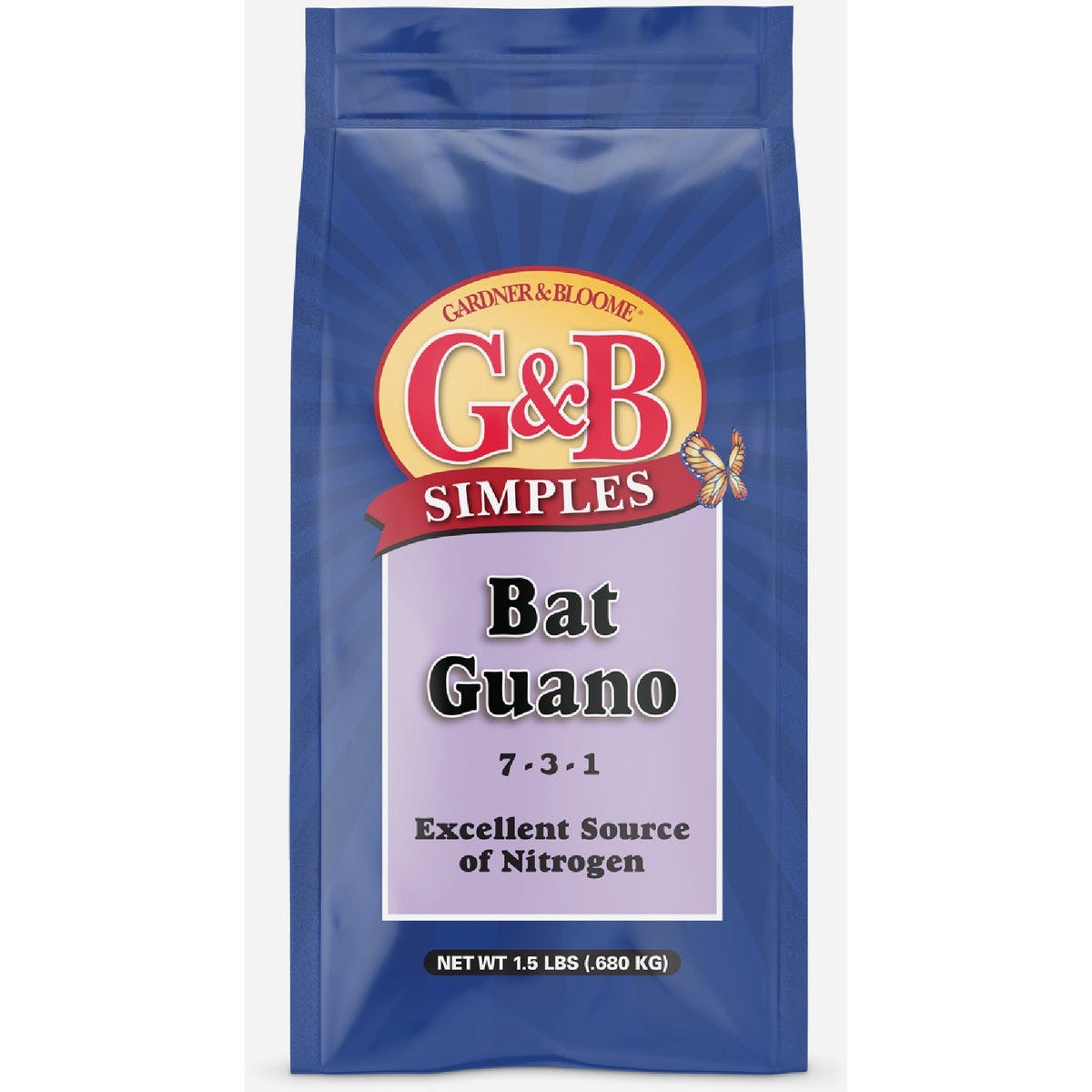 G&B Simples 1.5 Lb. 7-3-1 Bat Guano G&B Simples 1.5 Lb. 7-3-1 Bat Guano