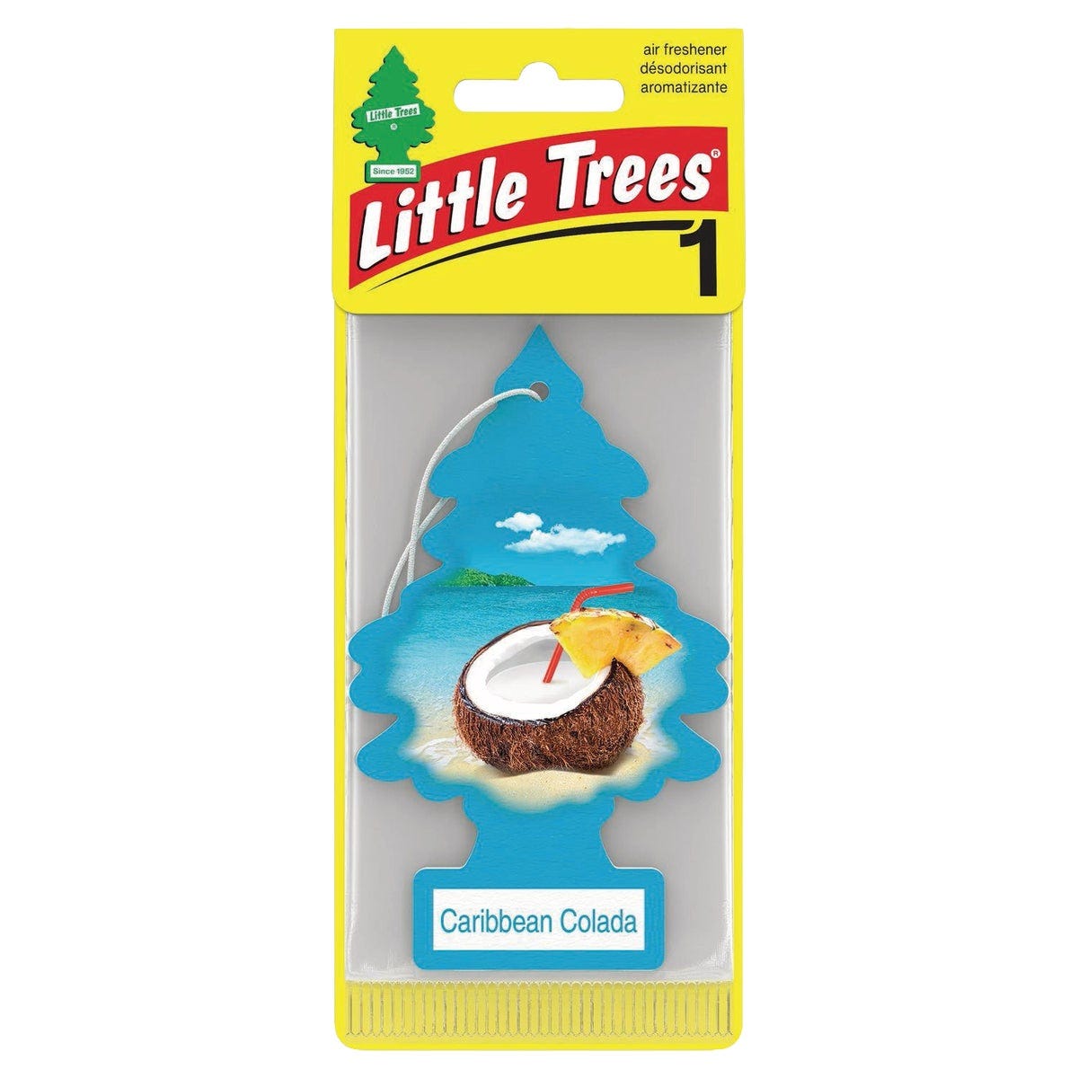 Little Trees Car Air Freshener, Caribbean Colada Little Trees Car Air Freshener, Caribbean Colada