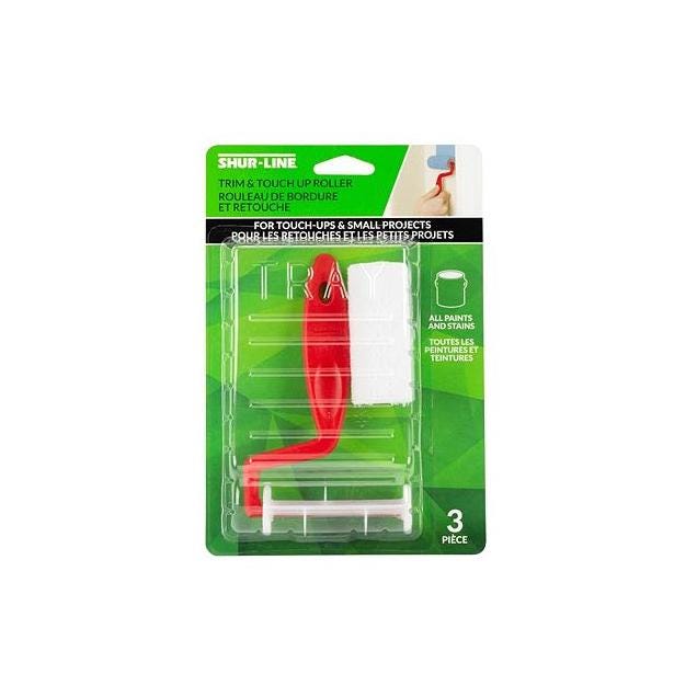 Shur-Line Trim & Touch Up Roller Frame, 3 In. Roller Cover & Paint Tray Shur-Line Trim & Touch Up Roller Frame, 3 In. Roller Cover & Paint Tray