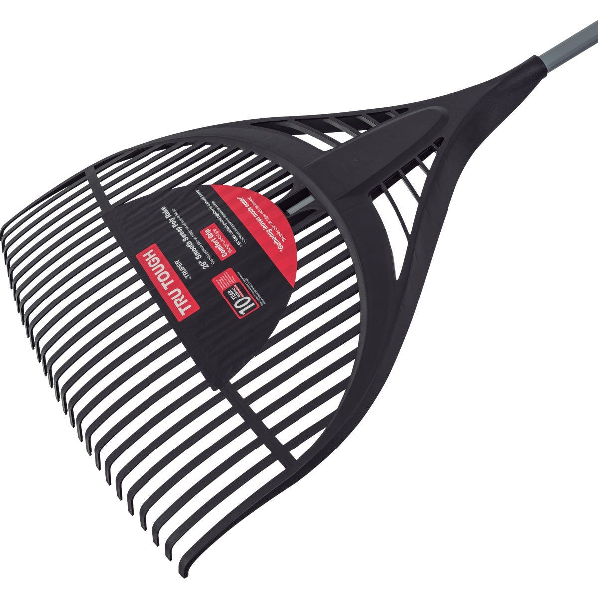 Truper Tru Tough 26 In. Poly Leaf Rake with 56 In. Steel Handle (26-Tine) - photo 3