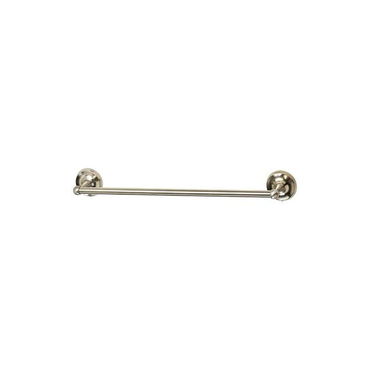HomePointe 24 In. Brushed Nickel Rounded Towel Bar